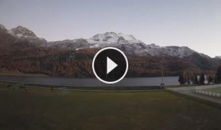 Webcam Lago de Silvaplana - Mulets Kite Beach